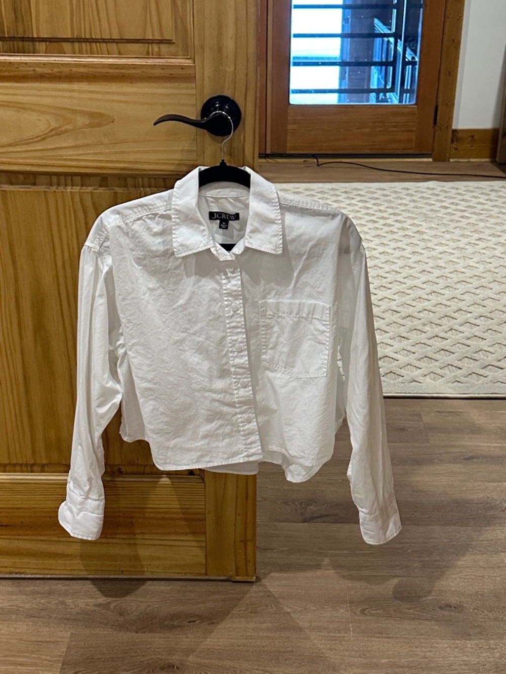 Jcrew cropped button up